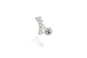 Ear Climber midieun silver