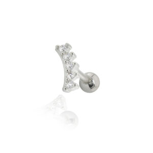 Ear Climber midieun silver