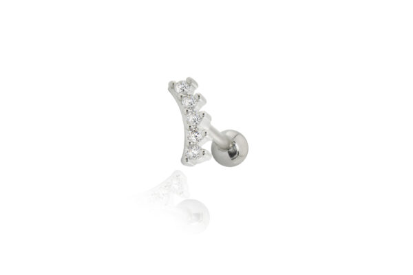 Ear Climber midieun silver